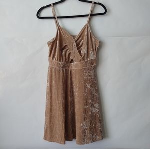 Xhilaration Velvet Mini Dress Sz: M